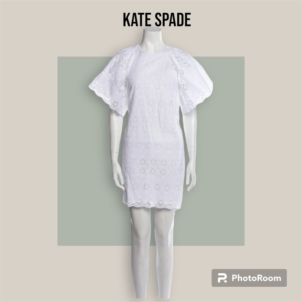 Kate Spade Eyelet Shift dress XS